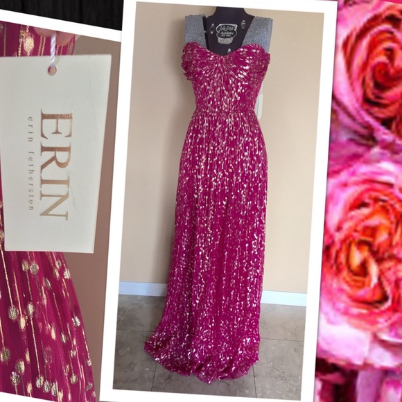 ERIN by Erin Fetherston Dresses & Skirts - 📍NWT Erin Fetherston beautiful gown plum berry💕